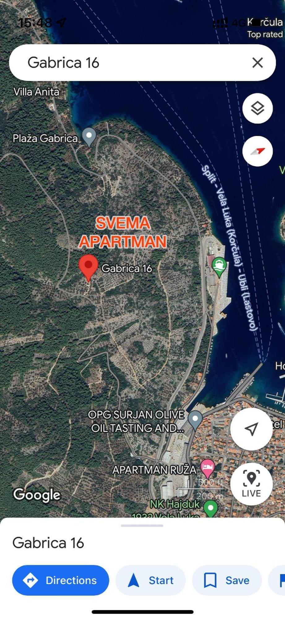 Svema Apartman Vela Luka Esterno foto